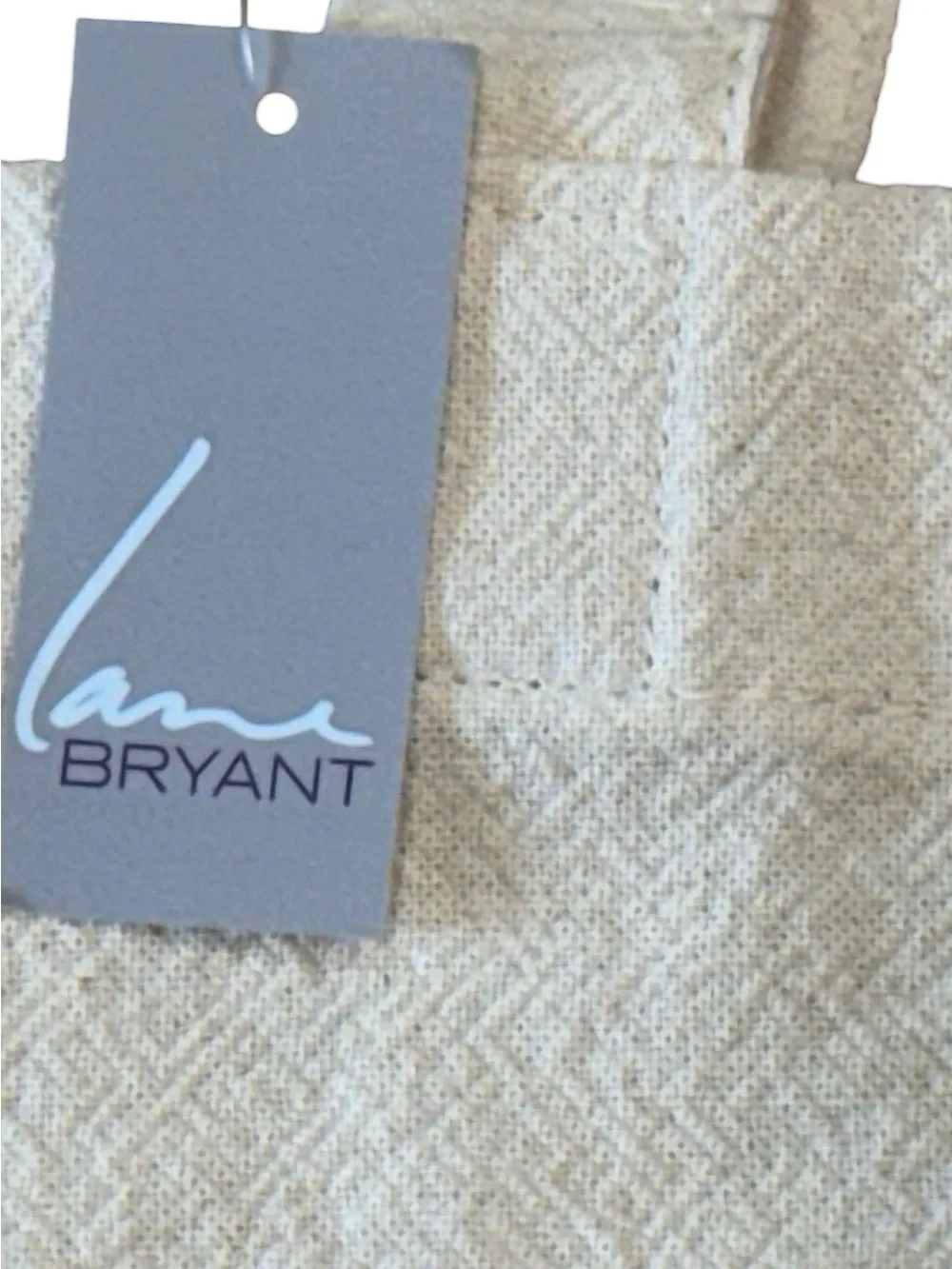 LAZY BEACH DAYS Canvas Tote Bag - Cream with Navy Sequins
